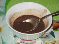 раствор какао с сахаром в молоке  width=